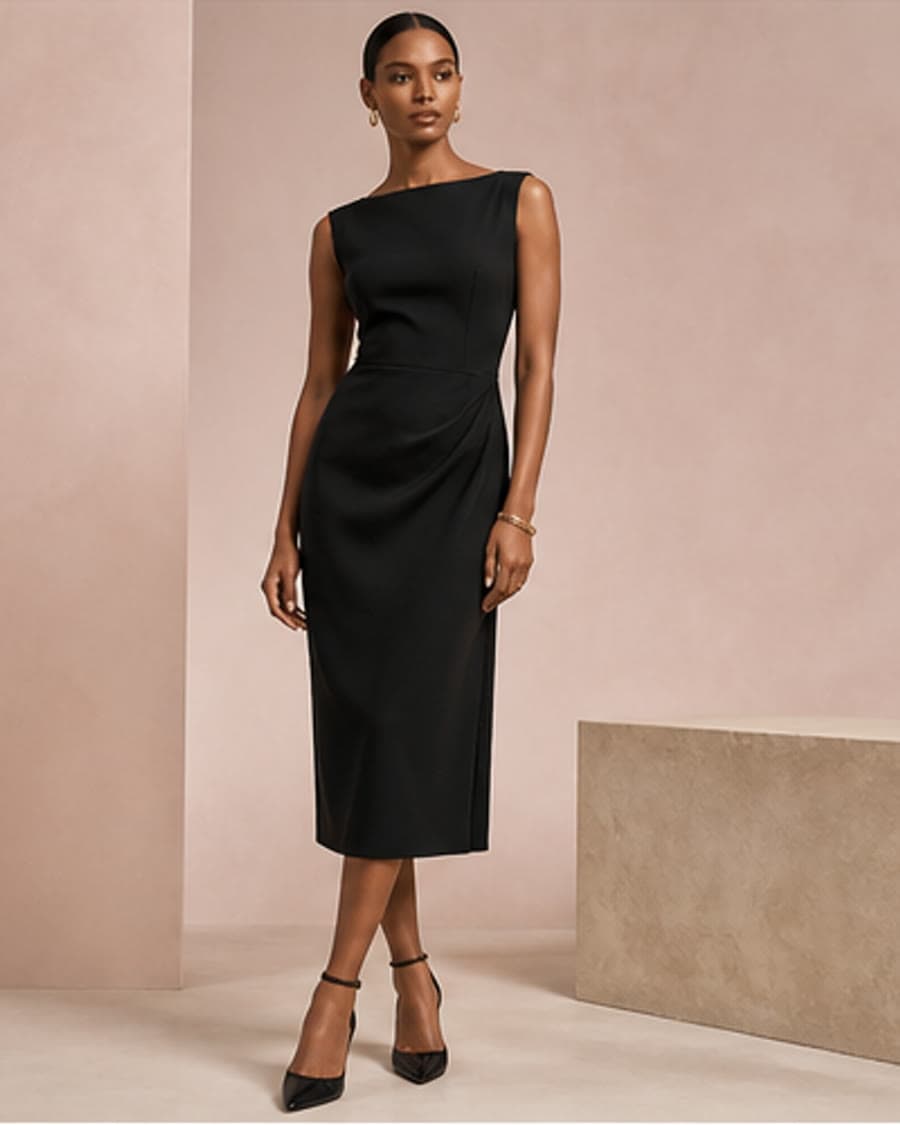 Column Midi Dress